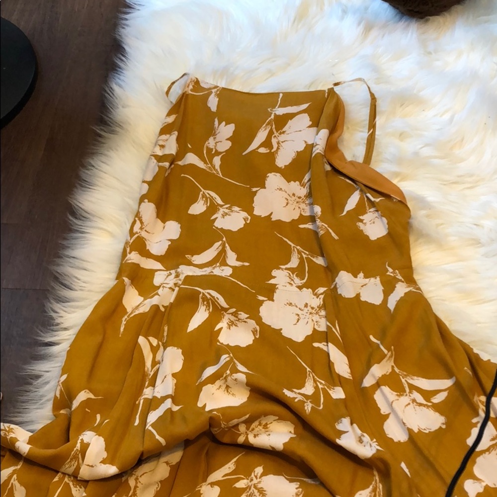 Mustard maxi dress